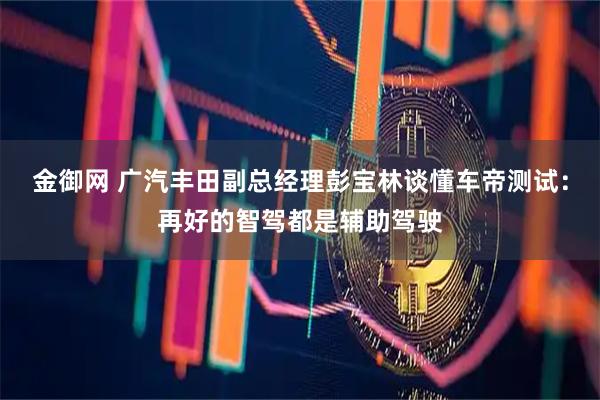 金御网 广汽丰田副总经理彭宝林谈懂车帝测试：再好的智驾都是辅助驾驶